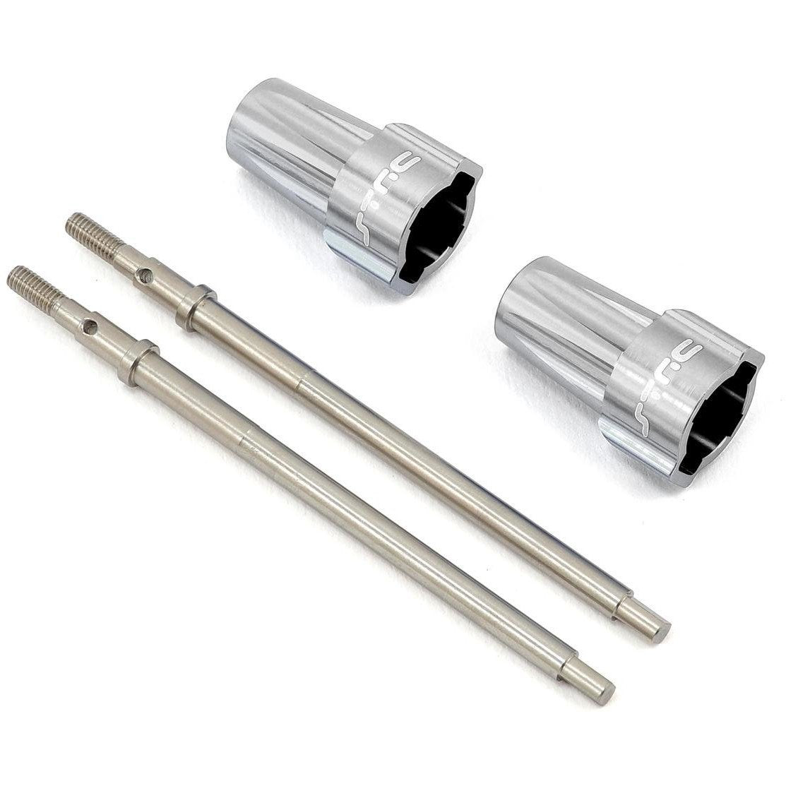 ST Racing Concepts Aluminum Lockout Axle Kit w/Stainless Steel Driveshaft (Silver) (2)