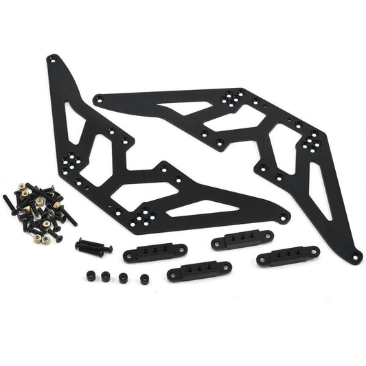 ST Racing Concepts SCX10 Aluminum Chassis Lift Kit (Black)