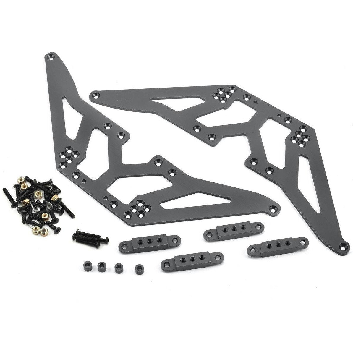 ST Racing Concepts SCX10 Aluminum Chassis Lift Kit (Gun Metal)