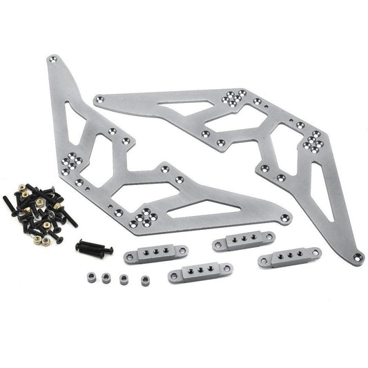 ST Racing Concepts SCX10 Aluminum Chassis Lift Kit (Silver)