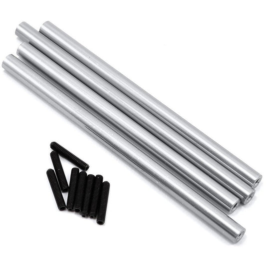 ST Racing Concepts SCX10 Aluminum Lower Suspension Link Set (4) (Silver)