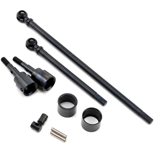 ST Racing Concepts Wraith Carbon Steel Universal Driveshaft Set (Black) (2)