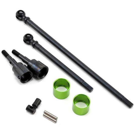 ST Racing Concepts Wraith Carbon Steel Universal Driveshaft Set (Green) (2)