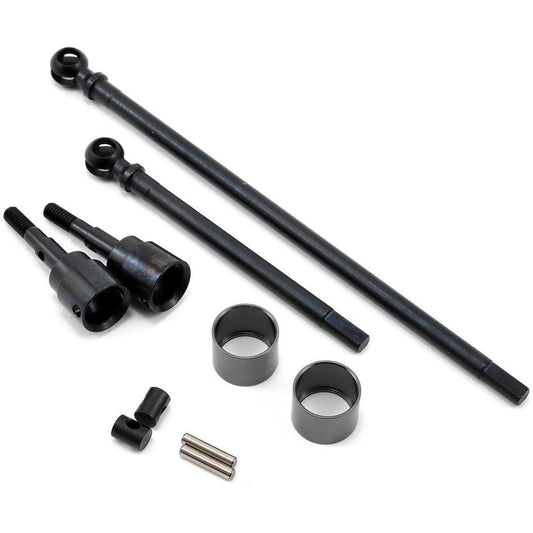 ST Racing Concepts Wraith Carbon Steel Universal Driveshaft Set (Gun Metal) (2)