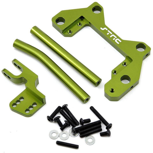 ST Racing Concepts Wraith Aluminum Off Axle Servo Mount & Panhard Kit (Green)