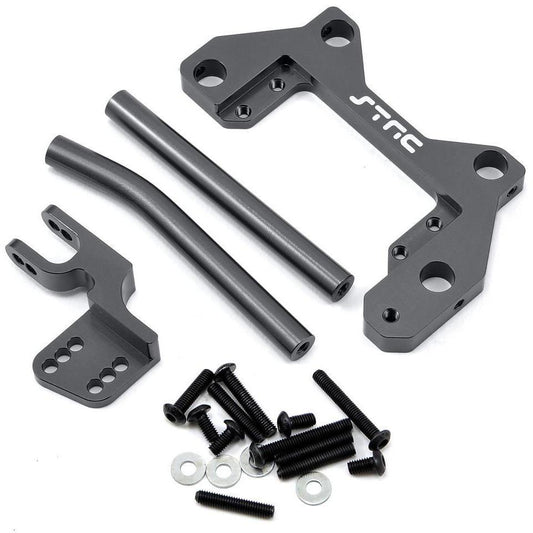 ST Racing Concepts Wraith Aluminum Off Axle Servo Mount & Panhard Kit (Gun Metal)