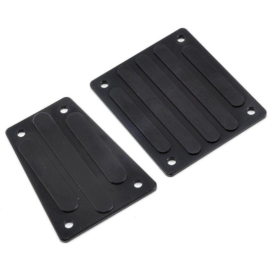 ST Racing Concepts Aluminum Front & Rear Skid Plate Set (Black)