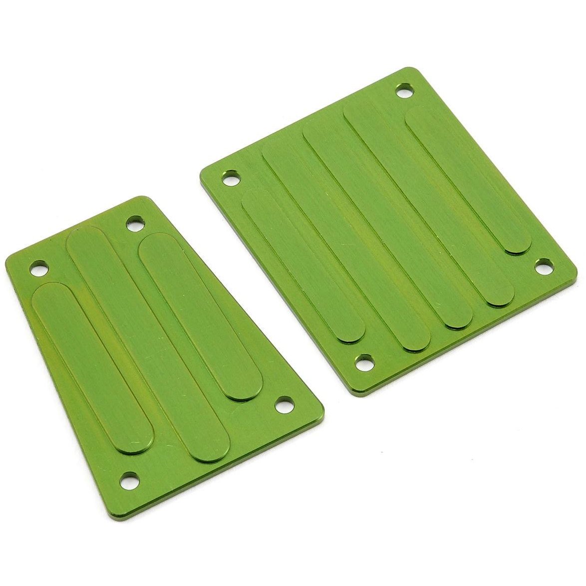 ST Racing Concepts Aluminum Front & Rear Skid Plate Set (Green)