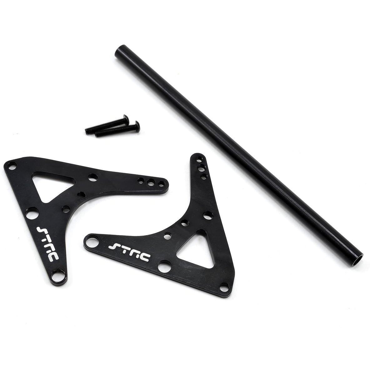 ST Racing Concepts Rear Upper Shock Bracket & Center Roll Cage Stiffener (Black)