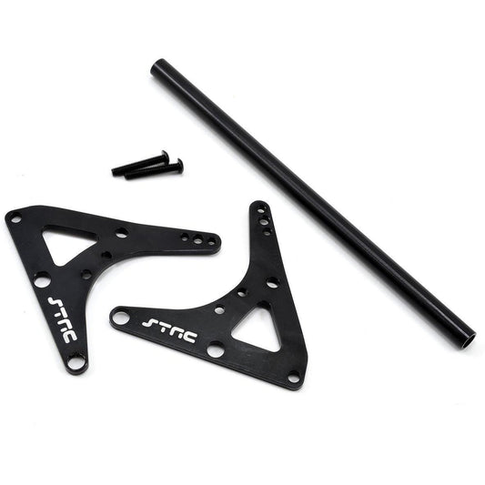 ST Racing Concepts Rear Upper Shock Bracket & Center Roll Cage Stiffener (Black)