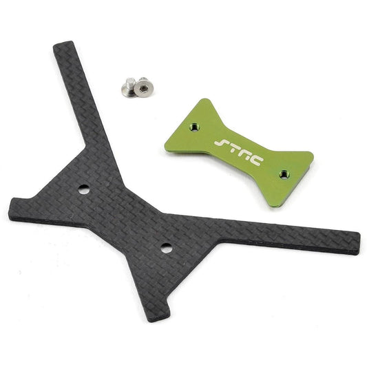 ST Racing Concepts Aluminum/Graphite Battery Plate (Green)