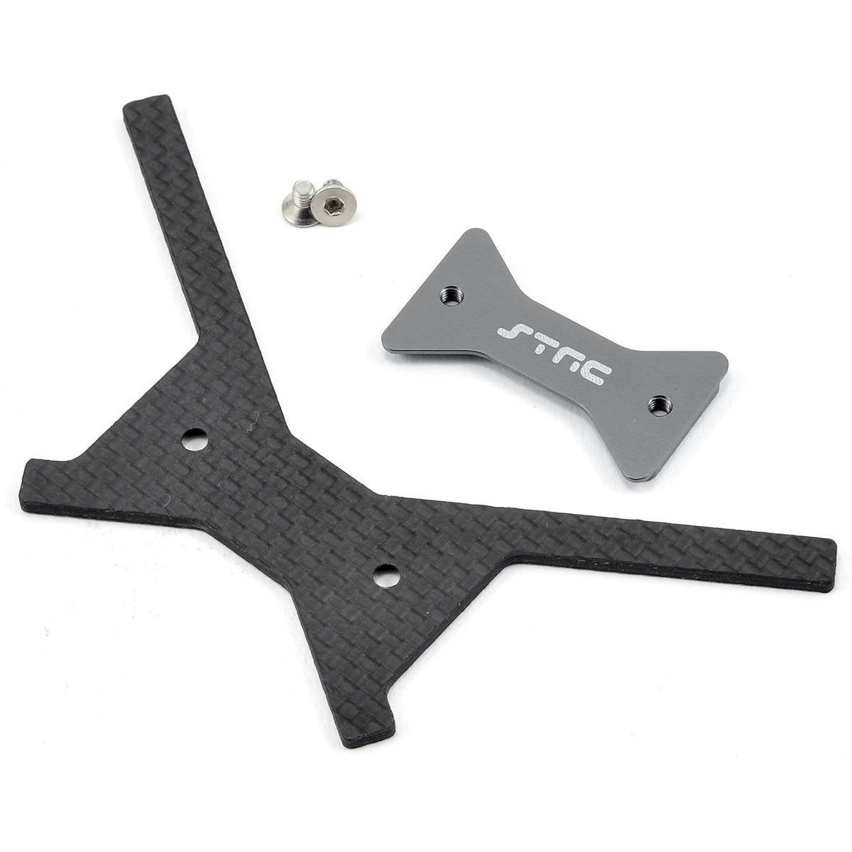 ST Racing Concepts Aluminum/Graphite Battery Plate (Gun Metal)