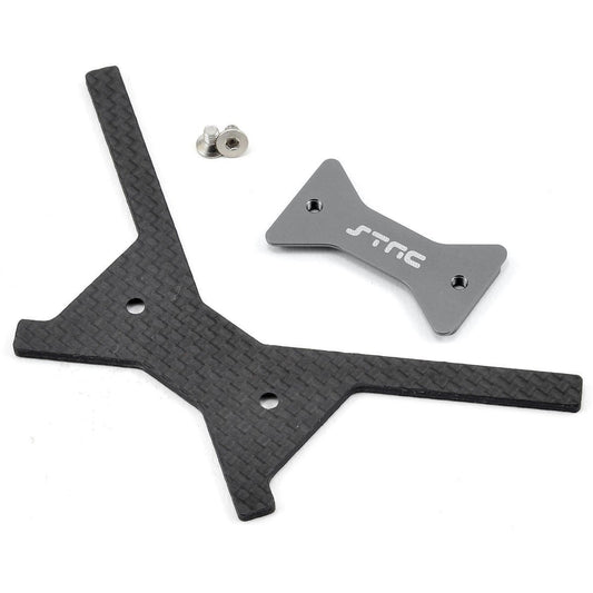ST Racing Concepts Aluminum/Graphite Battery Plate (Gun Metal)