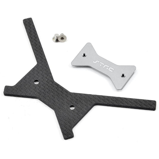 ST Racing Concepts Aluminum/Graphite Battery Plate (Silver)