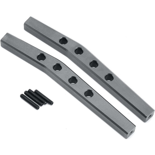 ST Racing Concepts Aluminum HD Rear Upper Suspension Link Set (Gun Metal)