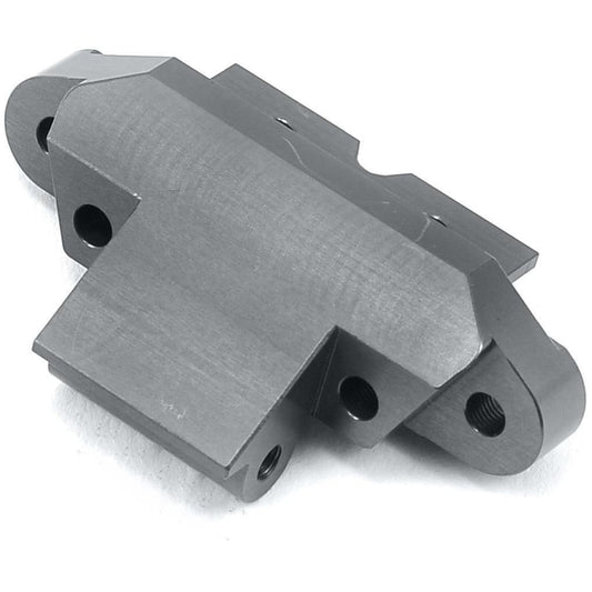 ST Racing Concepts Yeti Aluminum Front Skid Plate/Hinge Pin Mount (Gun Metal)