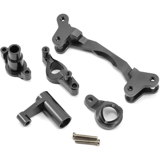 ST Racing Concepts Aluminum HD Steering Bellcrank Set (Gun Metal)