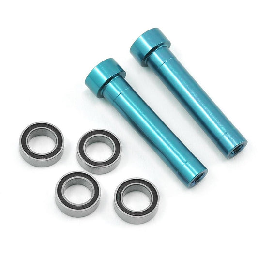 ST Racing Concepts Aluminum Steering Posts w/Bearings (Blue)