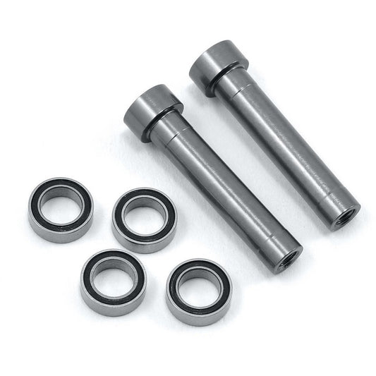ST Racing Concepts Aluminum Steering Posts w/Bearings (Gun Metal)