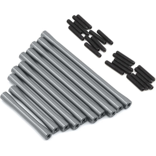 ST Racing Concepts SCX10 II RTR HD Suspension/Steering Link Set (10) (Gun Metal)