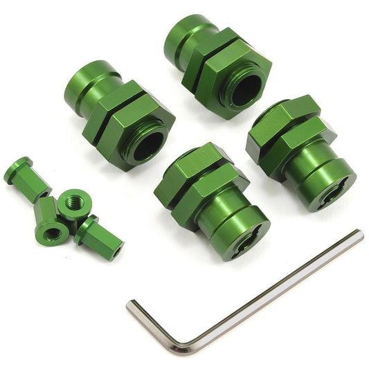 ST Racing Concepts Wraith Aluminum 17mm Hex Conversion Kit (Green)
