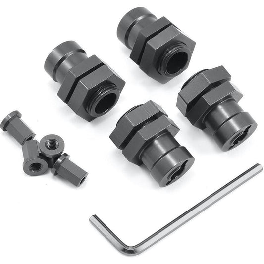 ST Racing Concepts Wraith Aluminum 17mm Hex Conversion Kit (Gun Metal)