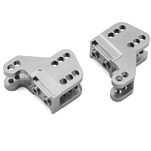 ST Racing Concepts RR10/Wraith Aluminum Lower Shock Mount (2) (Silver)