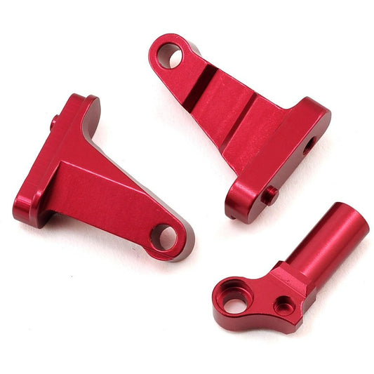 ST Racing Concepts SCX10 II Aluminum Transmission Mounting Blocks (Red)