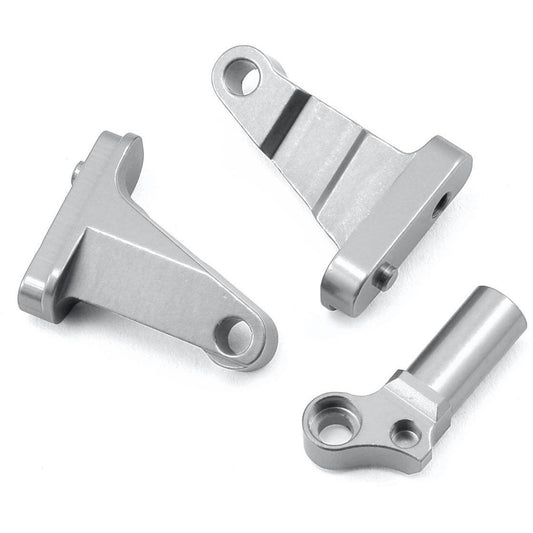 ST Racing Concepts SCX10 II Aluminum Transmission Mounting Blocks (Silver)