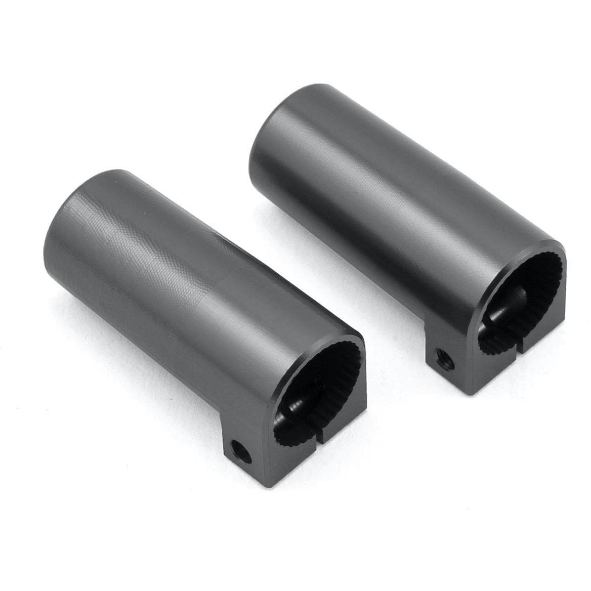 ST Racing Concepts SCX10 II Aluminum Rear Lock Outs (2) (Gun Metal)