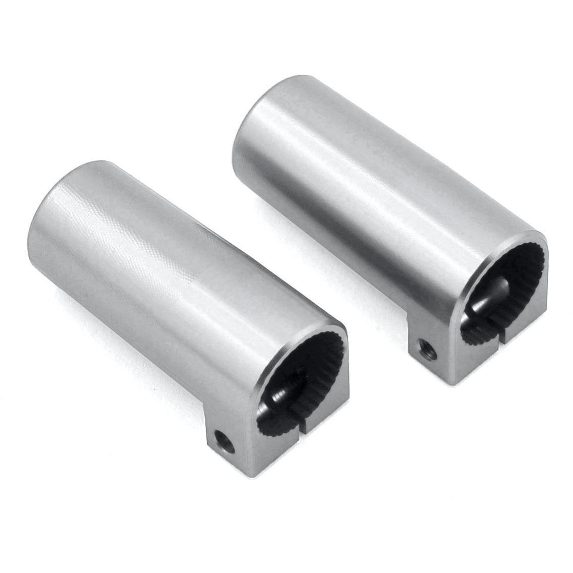 ST Racing Concepts SCX10 II Aluminum Rear Lock Outs (2) (Silver)