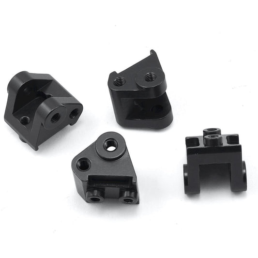 ST Racing Concepts SCX10 II Brass Lower Shock Mounts (Black) (4)