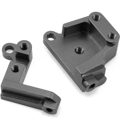 ST Racing Concepts SCX10 II Aluminum Servo Mount Brackets (Gun Metal)