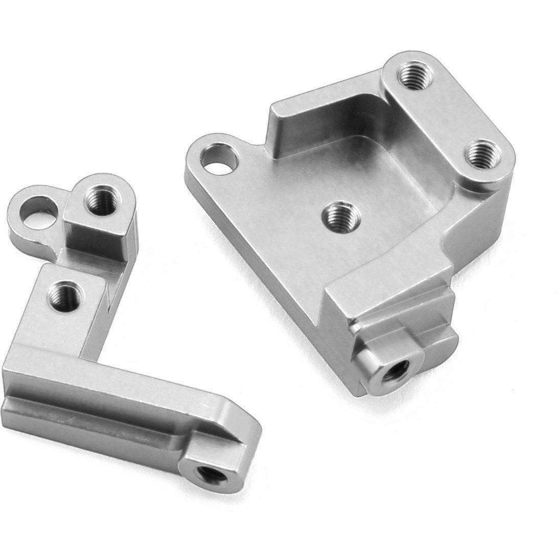 ST Racing Concepts SCX10 II Aluminum Servo Mount Brackets (Silver)