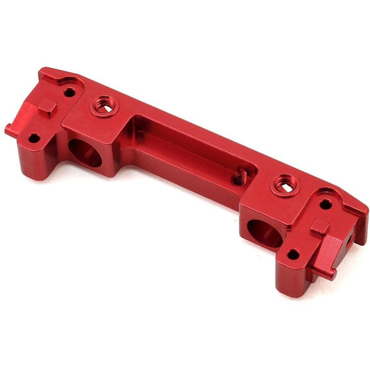 ST Racing Concepts SCX10 II Aluminum Low Profile Front Bumper Mount (Red)