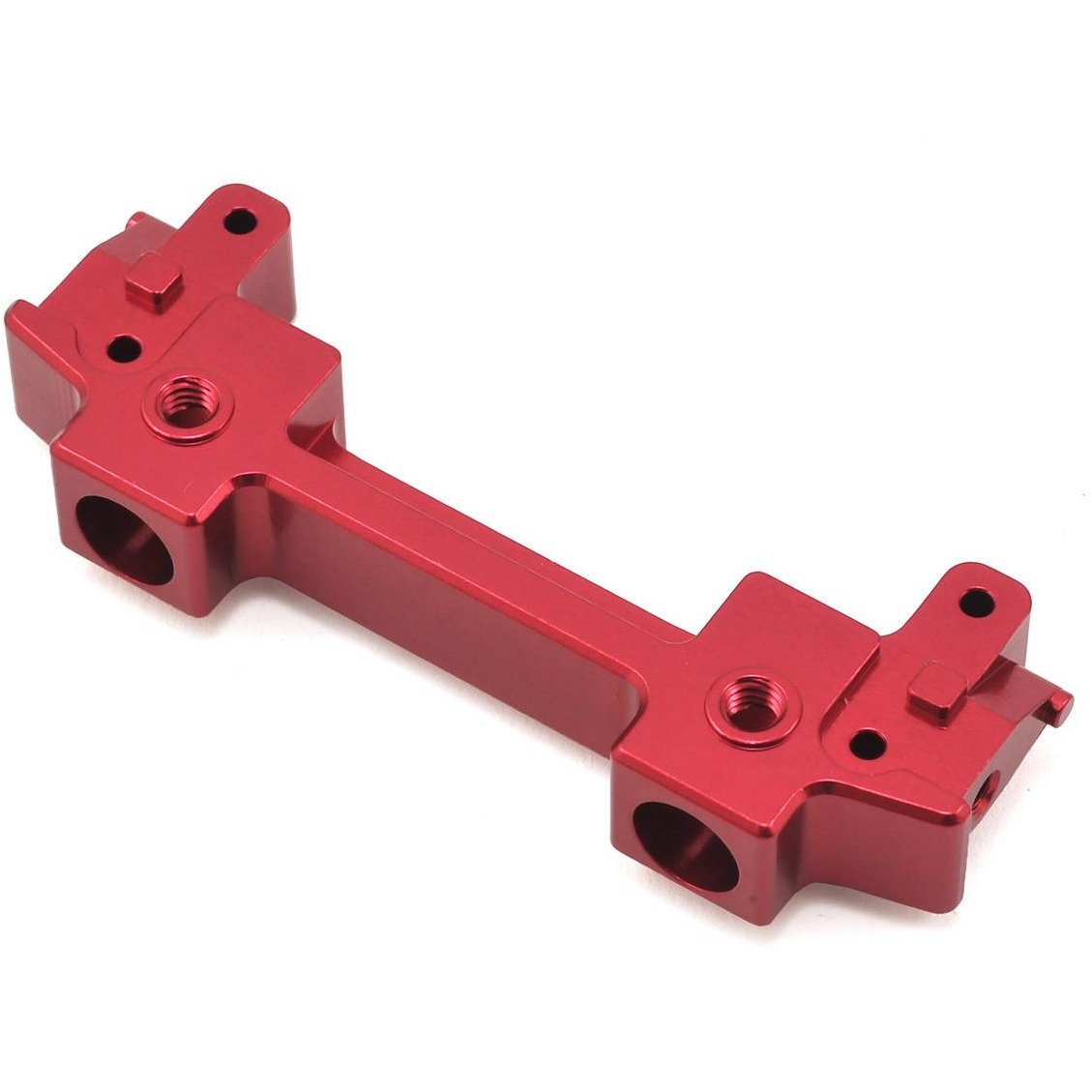 ST Racing Concepts SCX10 II Aluminum Front Bumper Mount/Chassis Brace (Red)