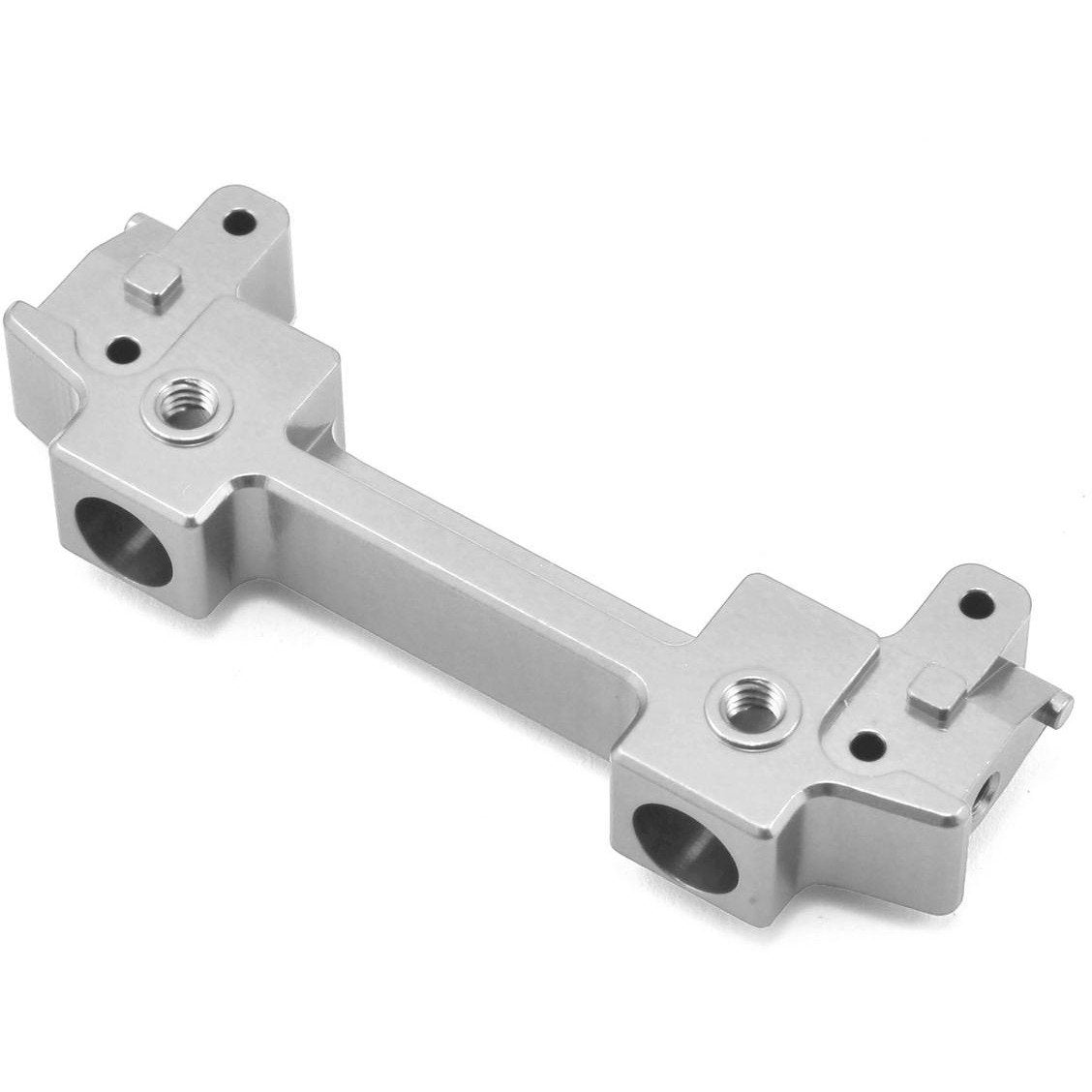 ST Racing Concepts SCX10 II Aluminum Front Bumper Mount/Chassis Brace (Silver)