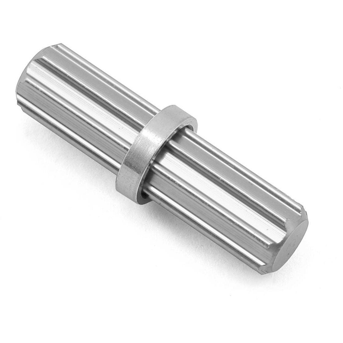 ST Racing Concepts SCX10 II Aluminum Front Center Driveshaft Spline (Silver)