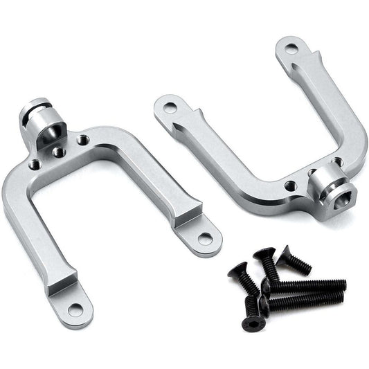 ST Racing Concepts SCX10 Aluminum Rear Shock Tower Set (2) (Silver)