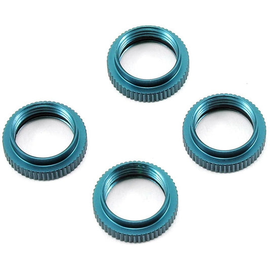 ST Racing Concepts Yeti Aluminum Shock Collar w/O-Ring (4) (Blue)