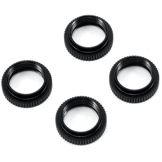 ST Racing Concepts Yeti Aluminum Shock Collar w/O-Ring (4) (Black)