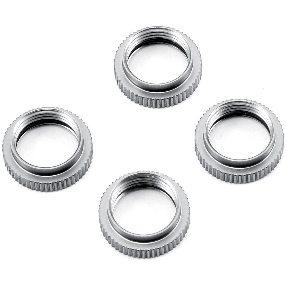 ST Racing Concepts Yeti Aluminum Shock Collar w/O-Ring (4) (Silver)