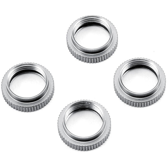 ST Racing Concepts Yeti Aluminum Shock Collar w/O-Ring (4) (Silver)