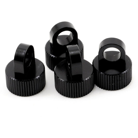 ST Racing Concepts Aluminum Shock Cap Set (Black) (4)
