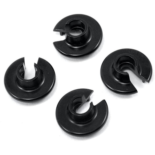 ST Racing Concepts Aluminum Shock Spring Retainers (4) (Black)