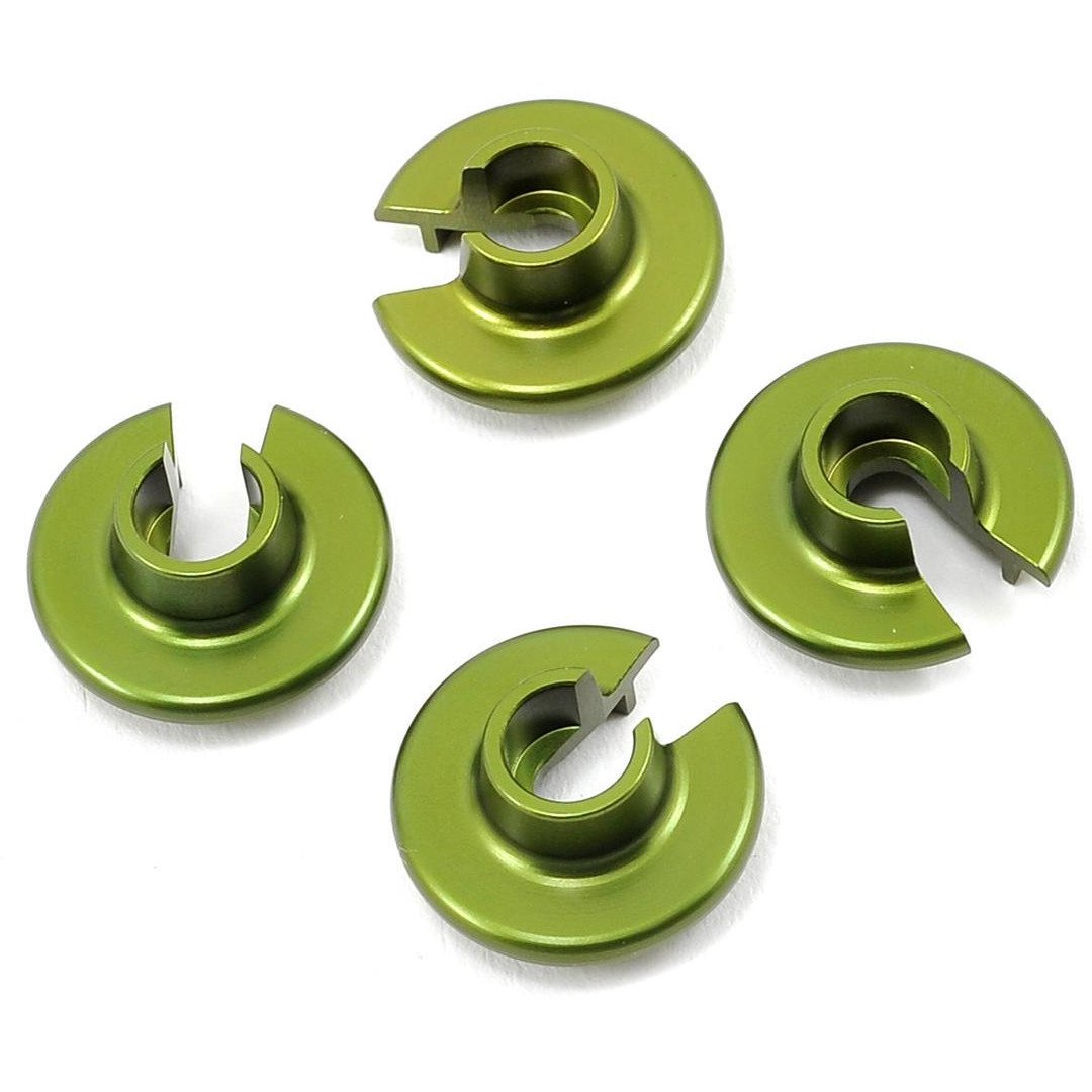 ST Racing Concepts Aluminum Shock Spring Retainers (4) (Green)