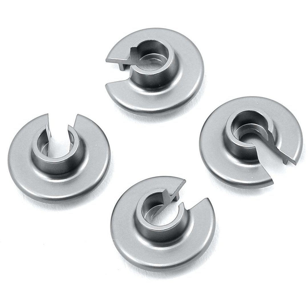 ST Racing Concepts Aluminum Shock Spring Retainers (4) (Silver)
