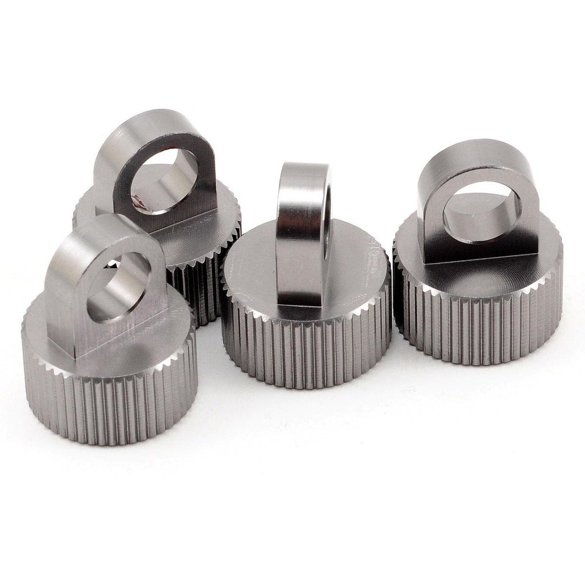 ST Racing Concepts Aluminum Shock Cap Set (Gun Metal) (4)