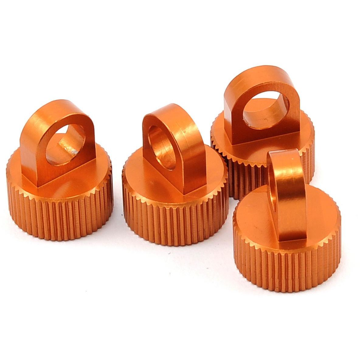 ST Racing Concepts Aluminum Shock Cap Set (Orange) (4)