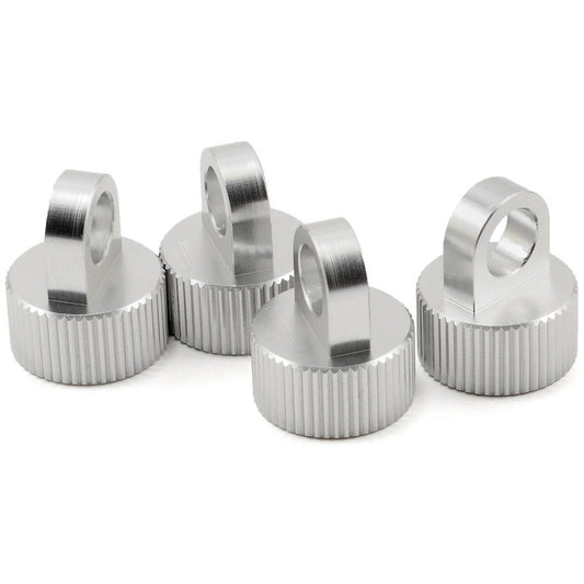 ST Racing Concepts Aluminum Shock Cap Set (Silver) (4)